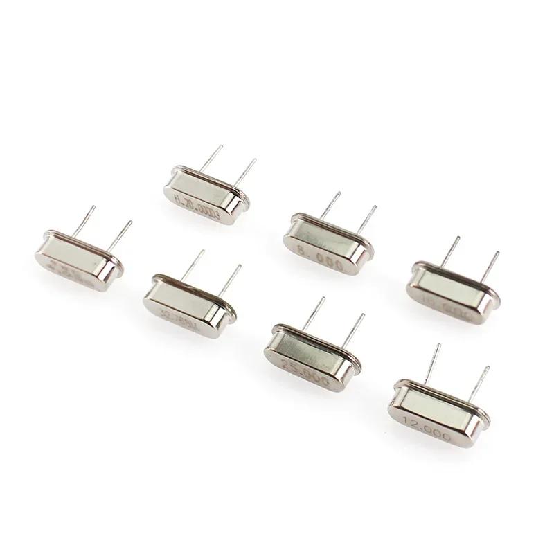 35-200PCS Hc-49s Crystal Oscillator 32.768KHz 4MHz 6MHz 8MHz 10MHz 11.0592Mhz 12MHz 16MHz 20MHz 24MHz 25MHz 48MHz Electronic Kit