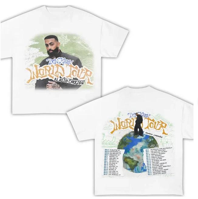 Eladio Carrion World Tour Shirt, Eladio Carrion T-Shirt. XL