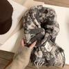 Women's Fashionable Versatile Warm Thickened Scarf Tassel Wrap