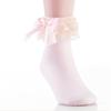Women Sweet Retro Lace Short Socks Lolita Frilly Ruffle Cotton Princess Socks Girls Harajuku Soft Comfortable Solid Ankle Socks