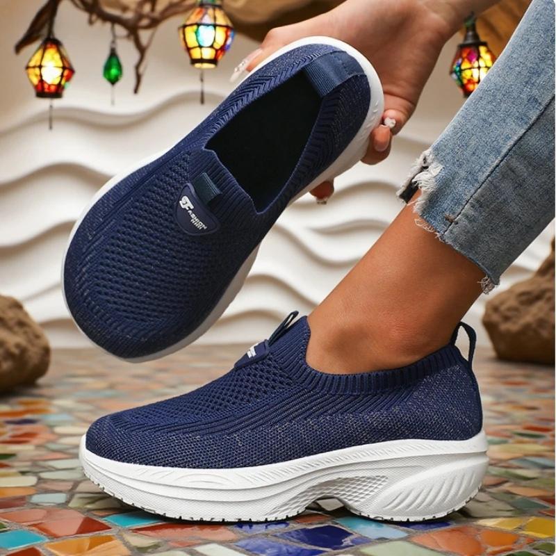

Sneakers Women Fashion Femme Women Shoes New Women Vulcanized Shoes Sneakers Lightweight Thick Bottom Slip on Female Women Shoe 36