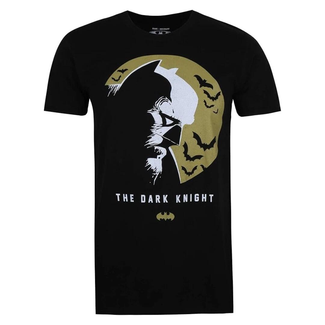 D.C. Comics Batman Black Dark Knight Moon T-Shirt 4XL
