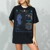Retro Hölle Grafik T-Shirt Vintage 80er SciFi Horrorfilm T-Shirt Pin Head Inspiriertes Streetwear Shirt Souvenir Gruselfilm Liebhaber