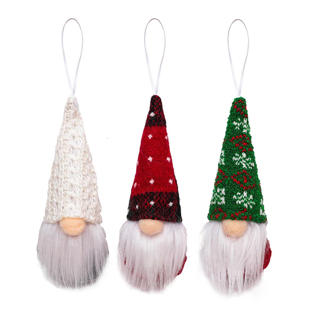 Gestrickte Gesichtsloser Wichtel Anhänger Weihnachtsdekoration Puppenornament