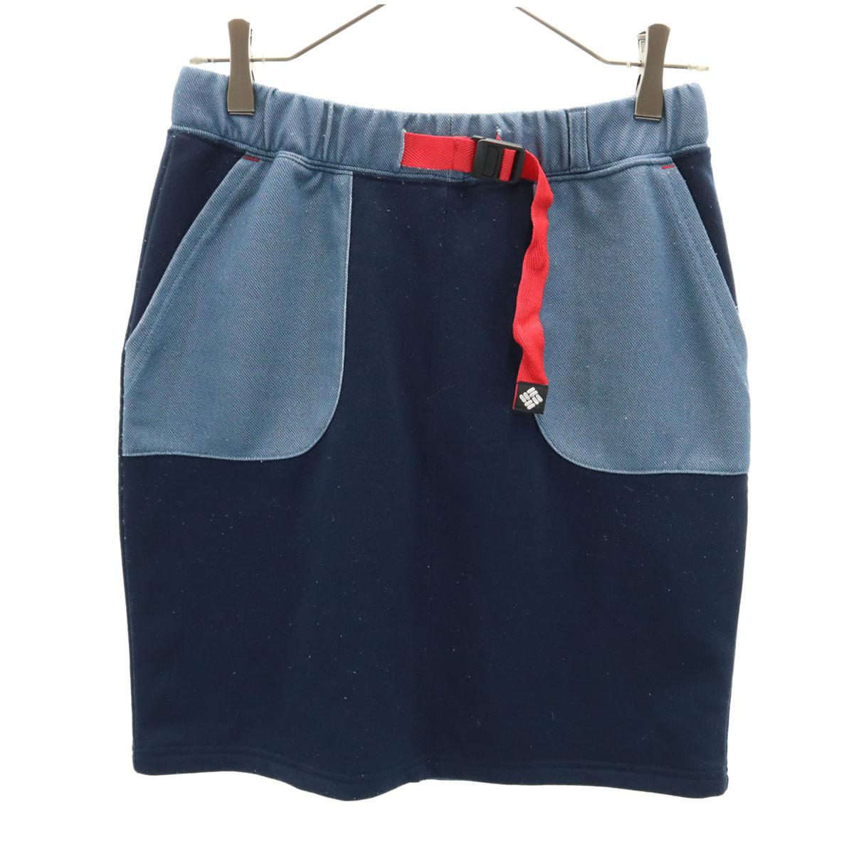 

Columbia Mini length sweat Tight Skirt M Navy Outdoors Women Used