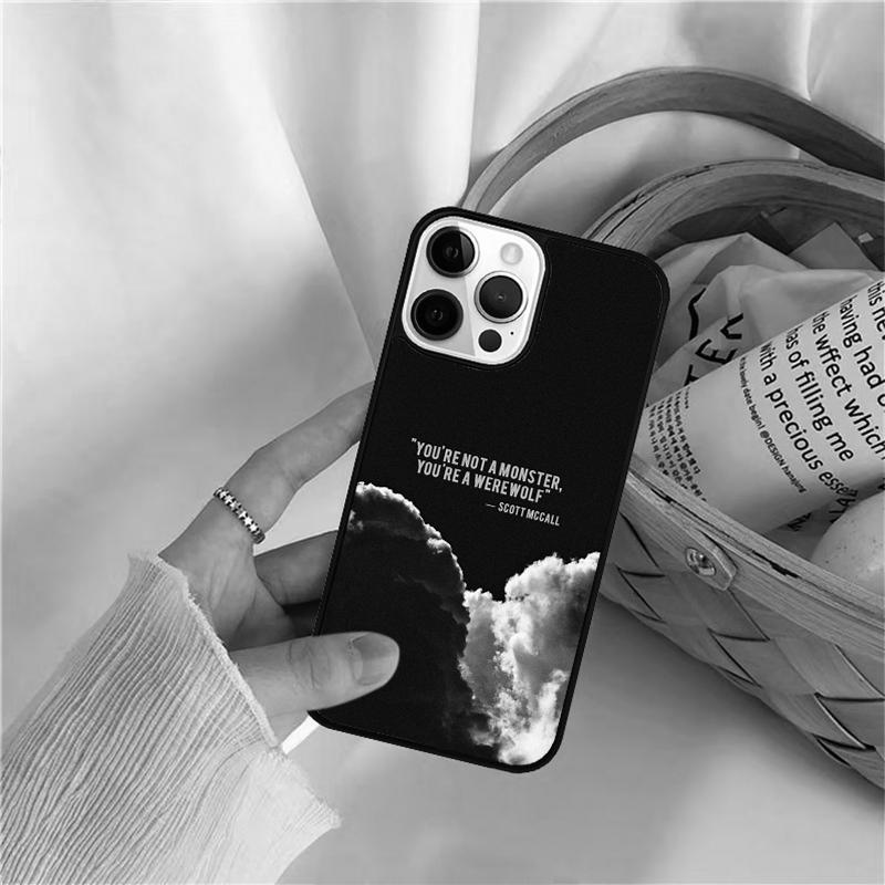 Teen Wolf Phone Case For iPhone 17 Air 16 15 14 11 12 13 Pro MAX Plus coque Cover Shell