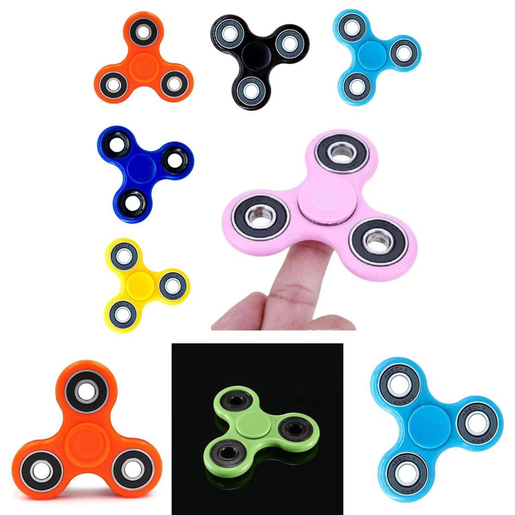Elegant Wood Hand Spinner Tri Fidget Ceramic Ball Desk Toy For Stress Relief