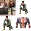 Aquaman Arthur Curry Cosplay Costume Bodysuit Perfect For Halloween Cosplay**