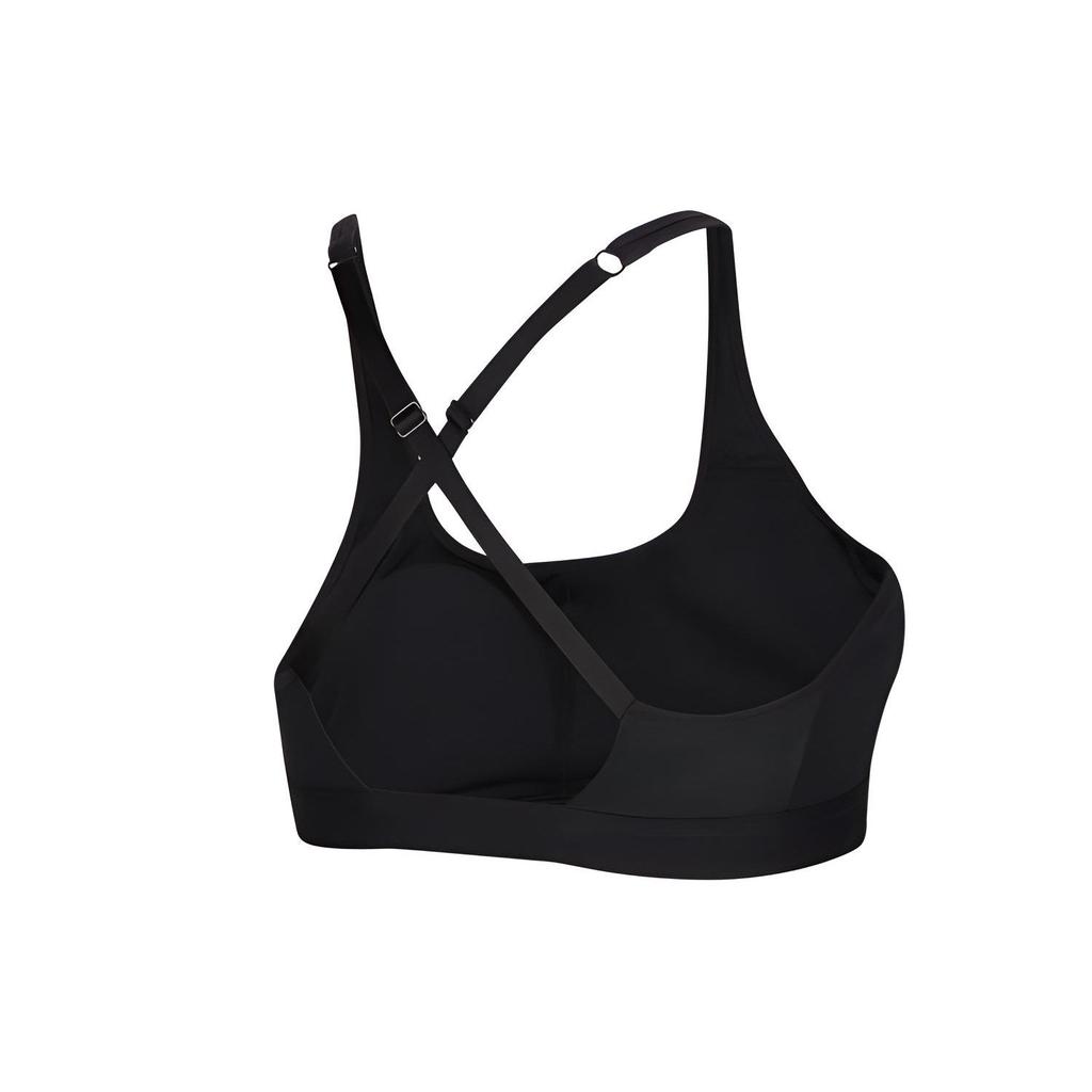 Nike Strappy Solid Medium Support Sports Bra Women Underwear Black CD7130-010