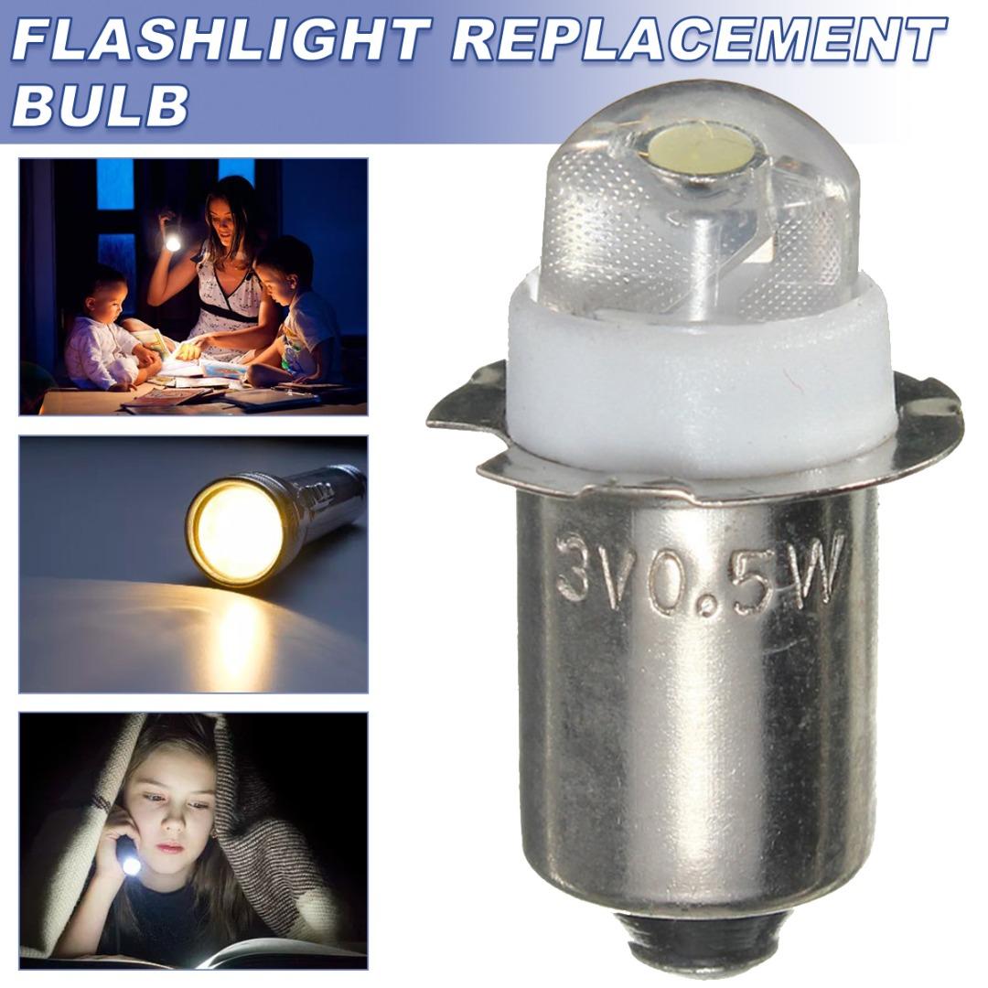 

PDTO 0,5 Вт 3 В Мини-светодиодные лампы для фокусировки фонарика Замена лампы Теплый белый