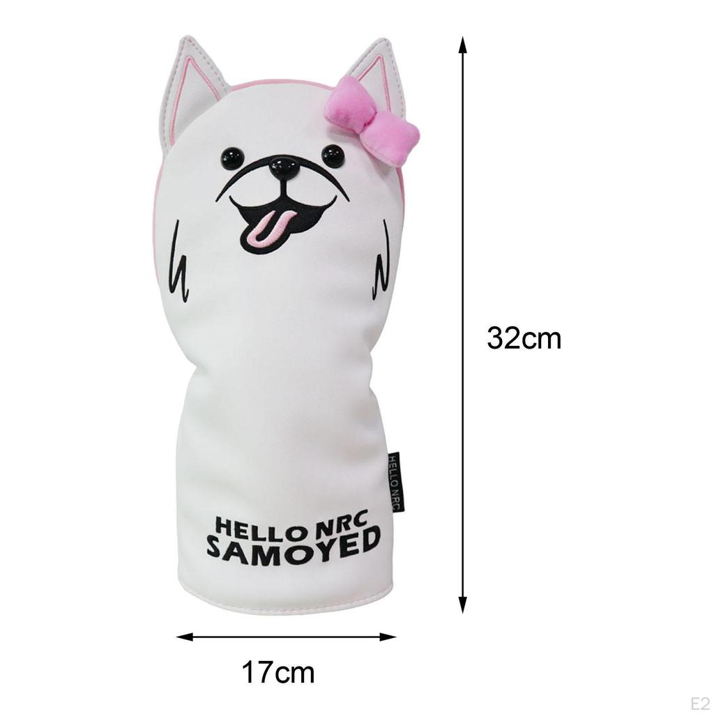 Golf Club Head Cover Sleeve Anti Scratch Premium PU Leather Wood Headcover Training