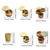 Multifunctional Bamboo Condiment Container Swivel Lid Kitchen Condiment Pots  Kitchen Organizer