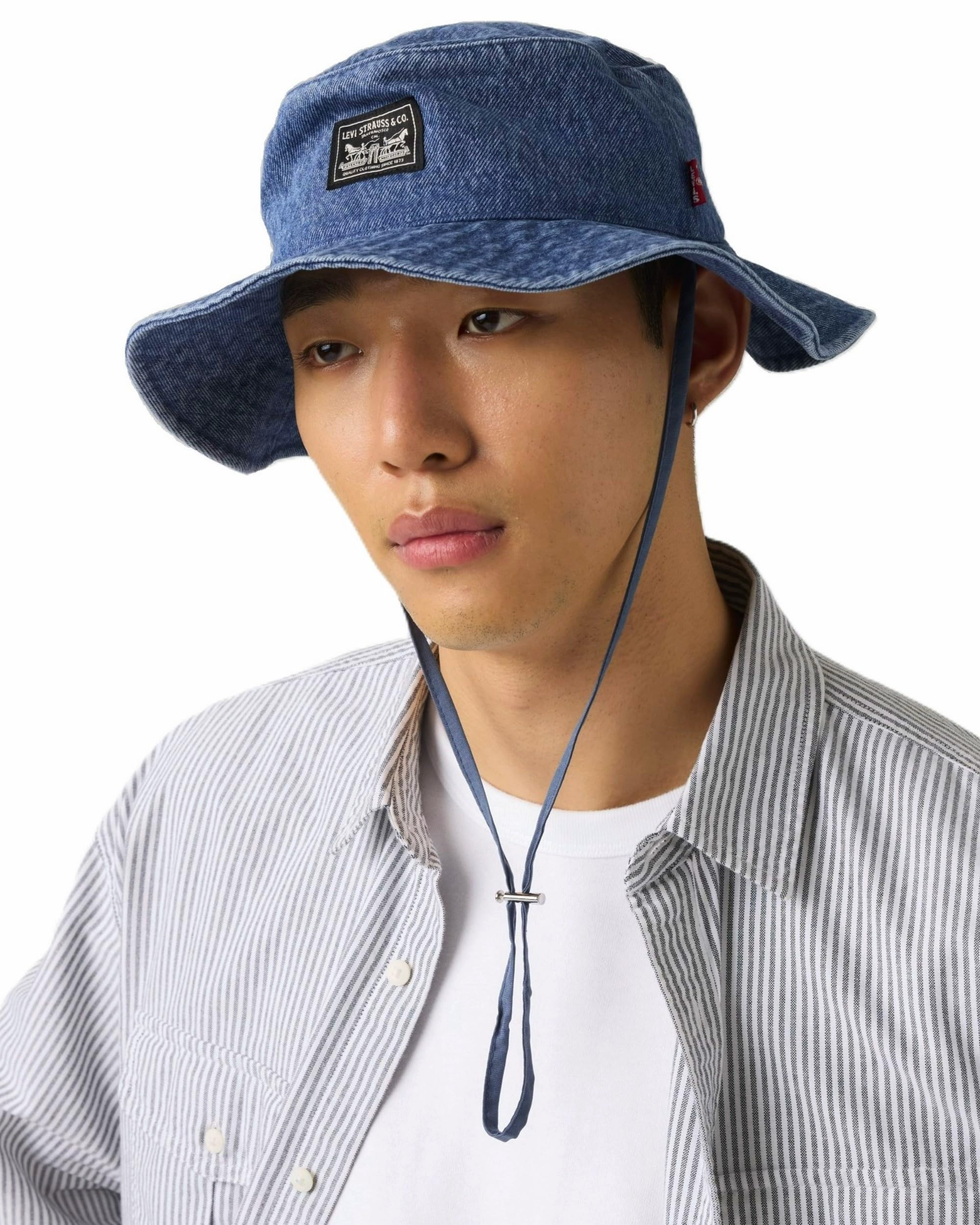 Levi s BAY Drawstring Bucket Hat 005CP-0002 US L