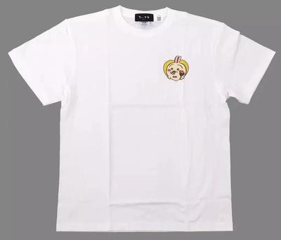Usagi (vänster bröst) Valentinsdag T-shirt Vit L-storlek Chiikawa (2024)