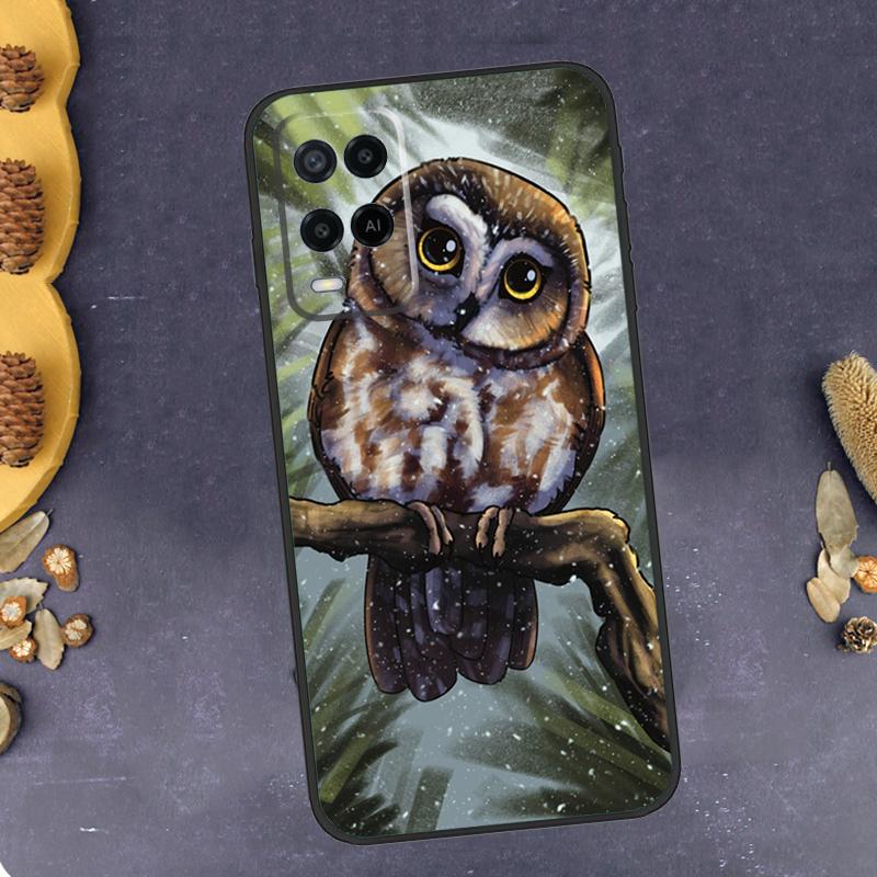 

Cute Owls Phone Case For Oppo A78 A38 A58 A74 A15 A80 A60 A40 A94 A54 A98 A18 A16 A76 A96 A17 A77 A57S OPPO A57s
