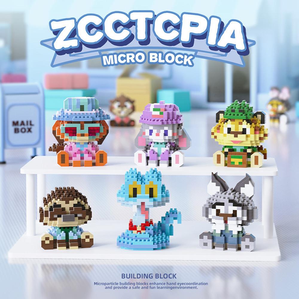 Zootopia 2 Building Blocks Judy Hopps Gary the Snake Nick Wilde Anime Cartoon Character Model Toys Birthday Gift