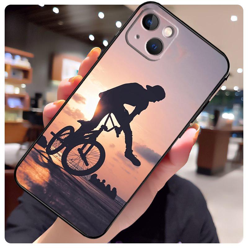 BMX Bike Extreme Sport Case For iPhone 16 Pro Max 14 13 12 11 15 17 Pro Max mini 15 16 Plus 16e 17 Air Phone Cover