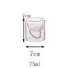 Hi Coffee Mug Double Crystal Skull Head Glass Cup Whisky Wine Vodka Bar Club Pivo Sklenice na víno