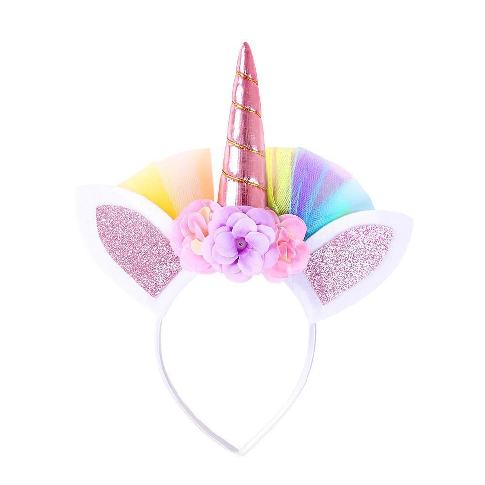Unicorn princess accessories set, linking crown necklaces, headbands, girls' princess dress accessories, cross-border foreign trade
