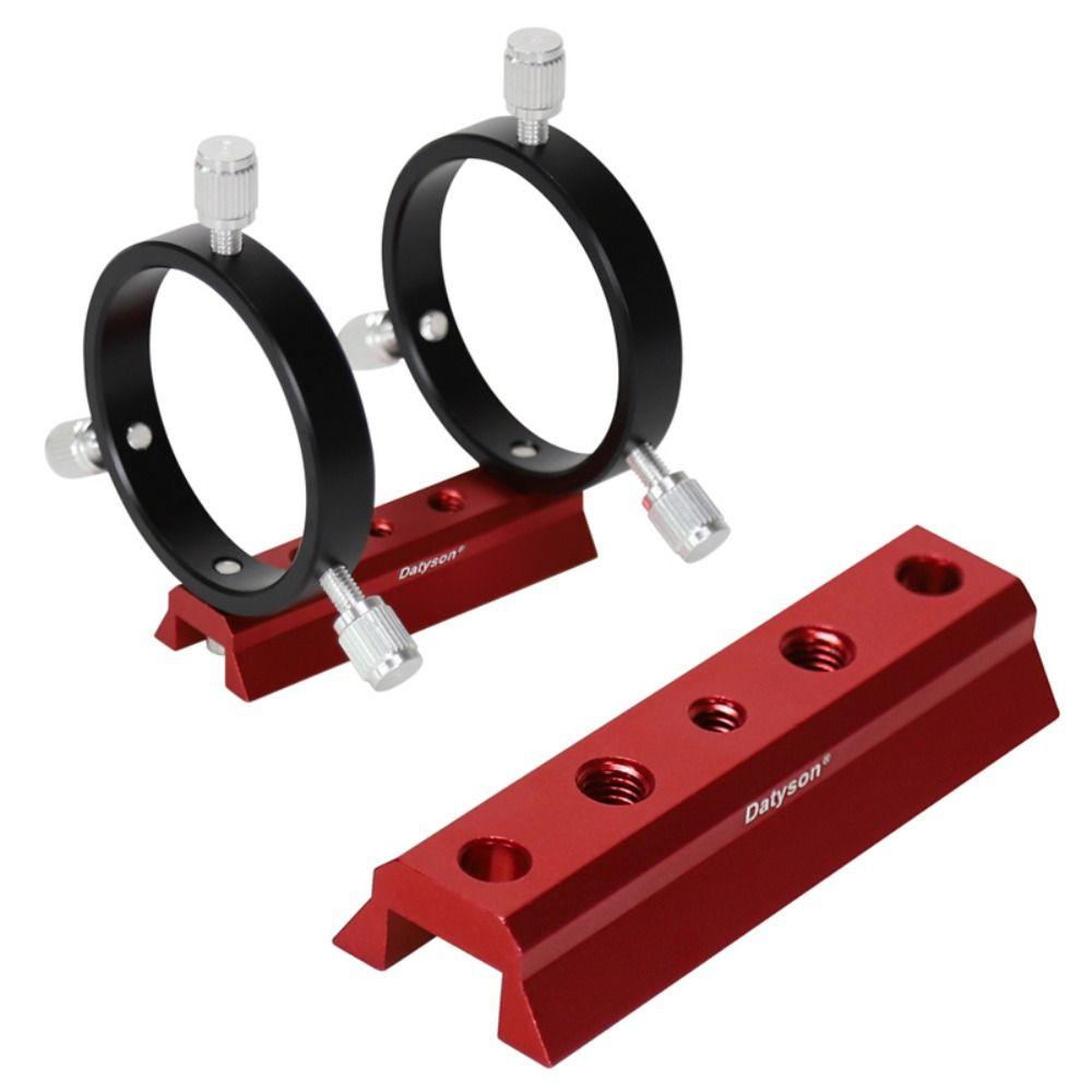 M8 Hole Finder Scope Mount Aluminum Telescope Accessories Universal Guide Scope Base Astronomical