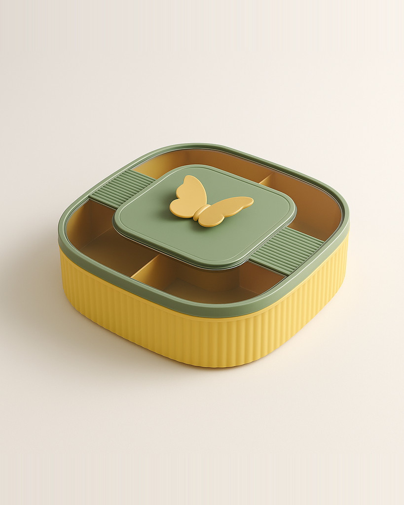 Snack Aufbewahrungstablett Leichter Luxus Fach Multifunktional Lebensmittelqualität Einzigartig Frucht