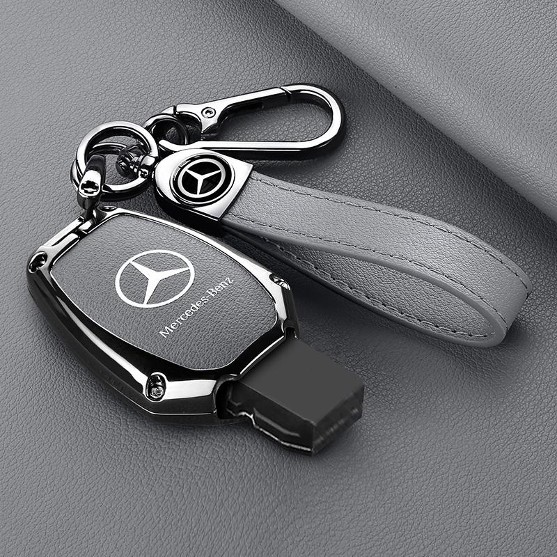 ZJH5 Car Smart Key Case Cover Metal Protect Shell Keychain For Mercedes Benz B C E S Class W204 W212 X204 W222 W246 W447 GLK GLA CLA