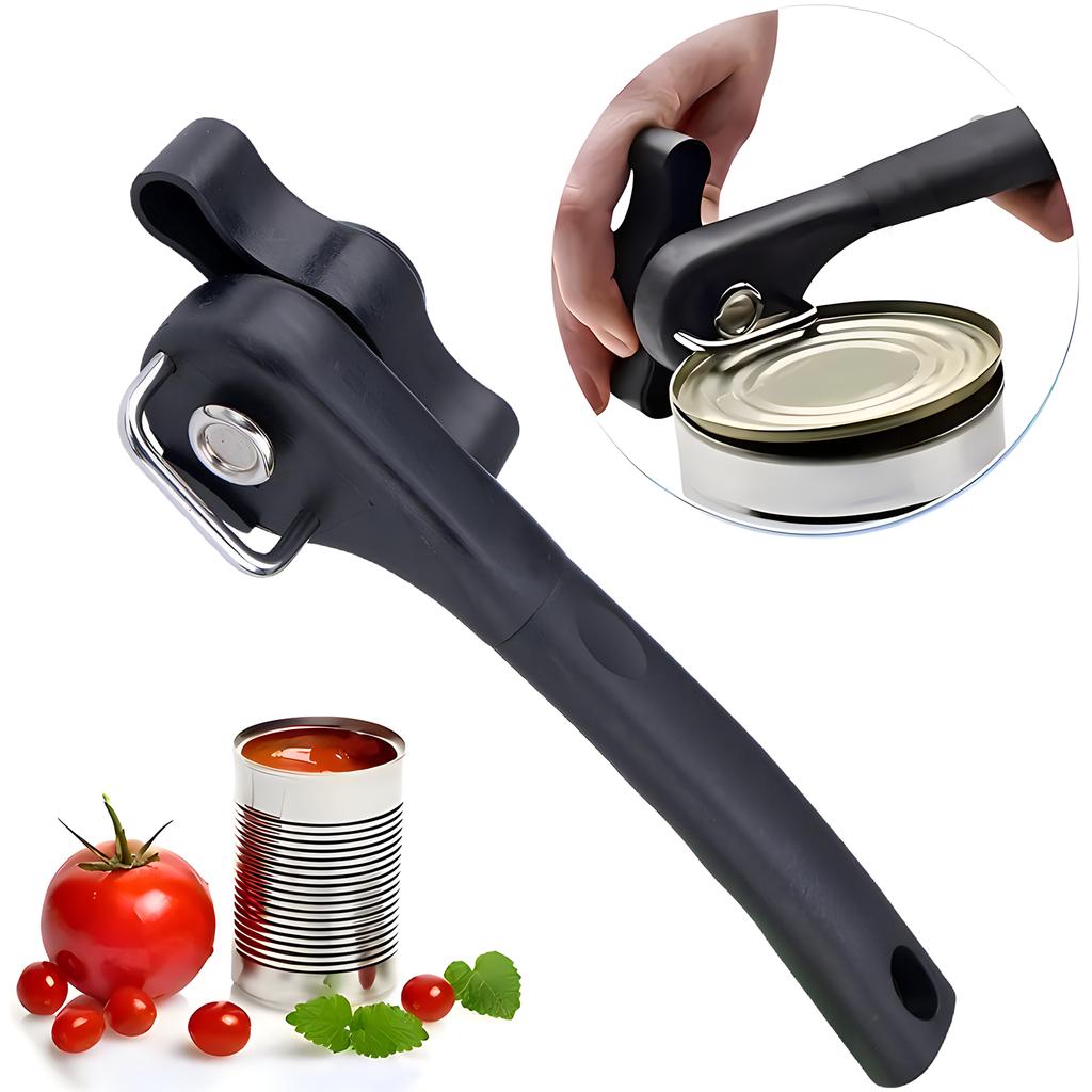 Abridor de Latas Accesorios de Cocina Profesional Manual Acero Inoxidable Abridor de Botellas Seguridad Corte Lateral Abridor de Botellas Hogar También