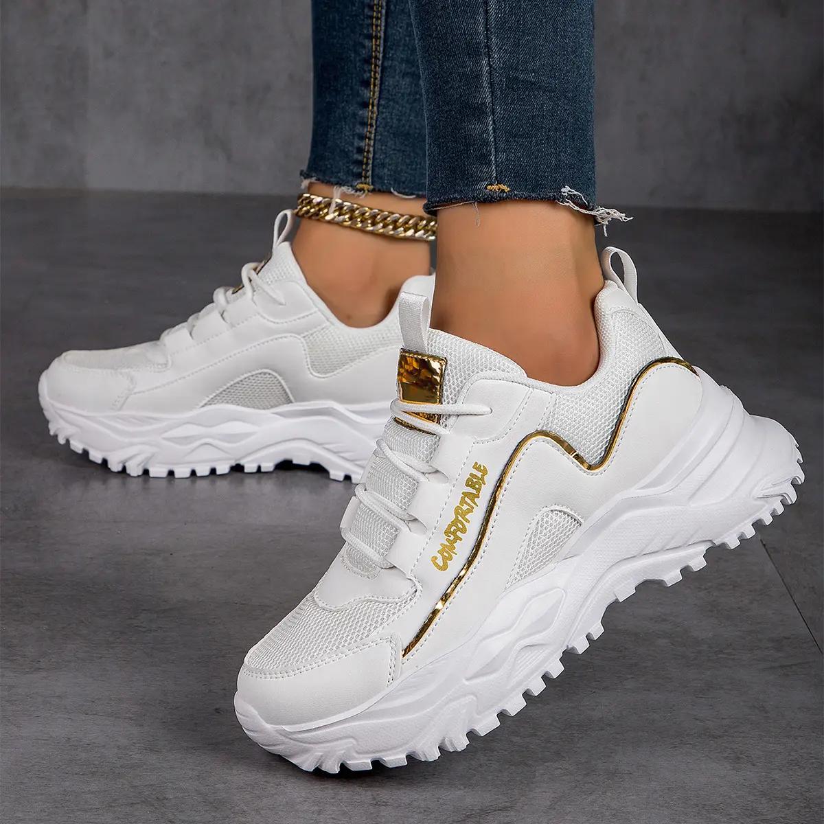 

Женская обувь с дышащей сеткой, женские кроссовки 42 белый