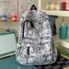 Schoolbag New Ins Wind Star Backpack Female Students Cute Large Capacity Schoolbag Junior High School Student Leisure Travel Backpack