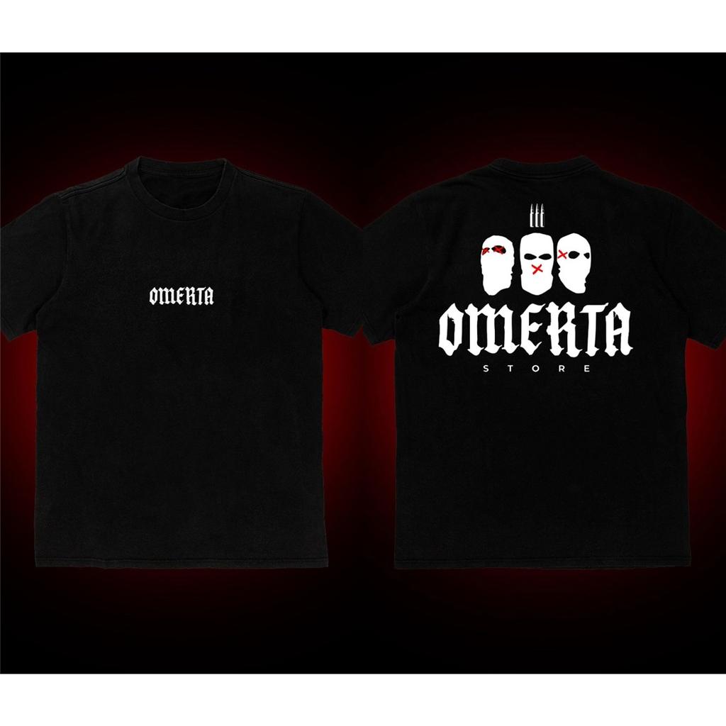 Omerta 47 Maglietta Stampata T-shirt in Puro Cotone da Fan di Boxe Uomo Taglia Larga Girocollo Manica Corta Comoda Traspirante Abbigliamento Donna Uomo