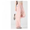 Pantaloni Traspiranti Impermeabili Colorati in Seta di Ghiaccio Asciugatura Rapida Gamba Larga Paracadute Ultraleggeri Antivento Protezione Solare per Donna