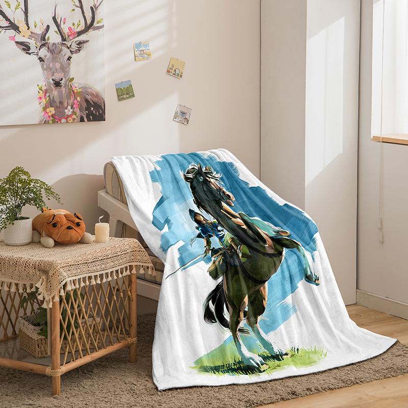 Cartoon Doppelseitige Flanell 3D Digitaldruck Decke Decke