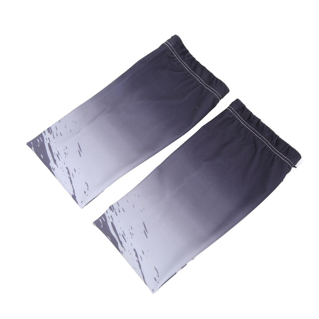 1 Pair Ice Silk Sves UV Sun   Lengthen Thin Brthable Quick Drying Cooling Arm Sves for   Sports