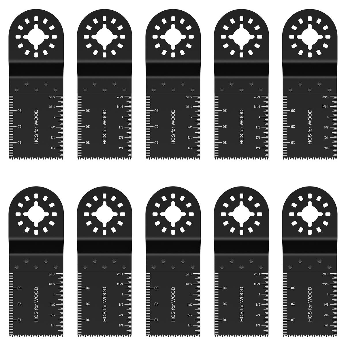 

20PCS Multi Tool Blades Oscillating Saw Blade Multi-Function Saw Blade Renovator Multi Cutter Blade For Wood Plastic Metal Cutti