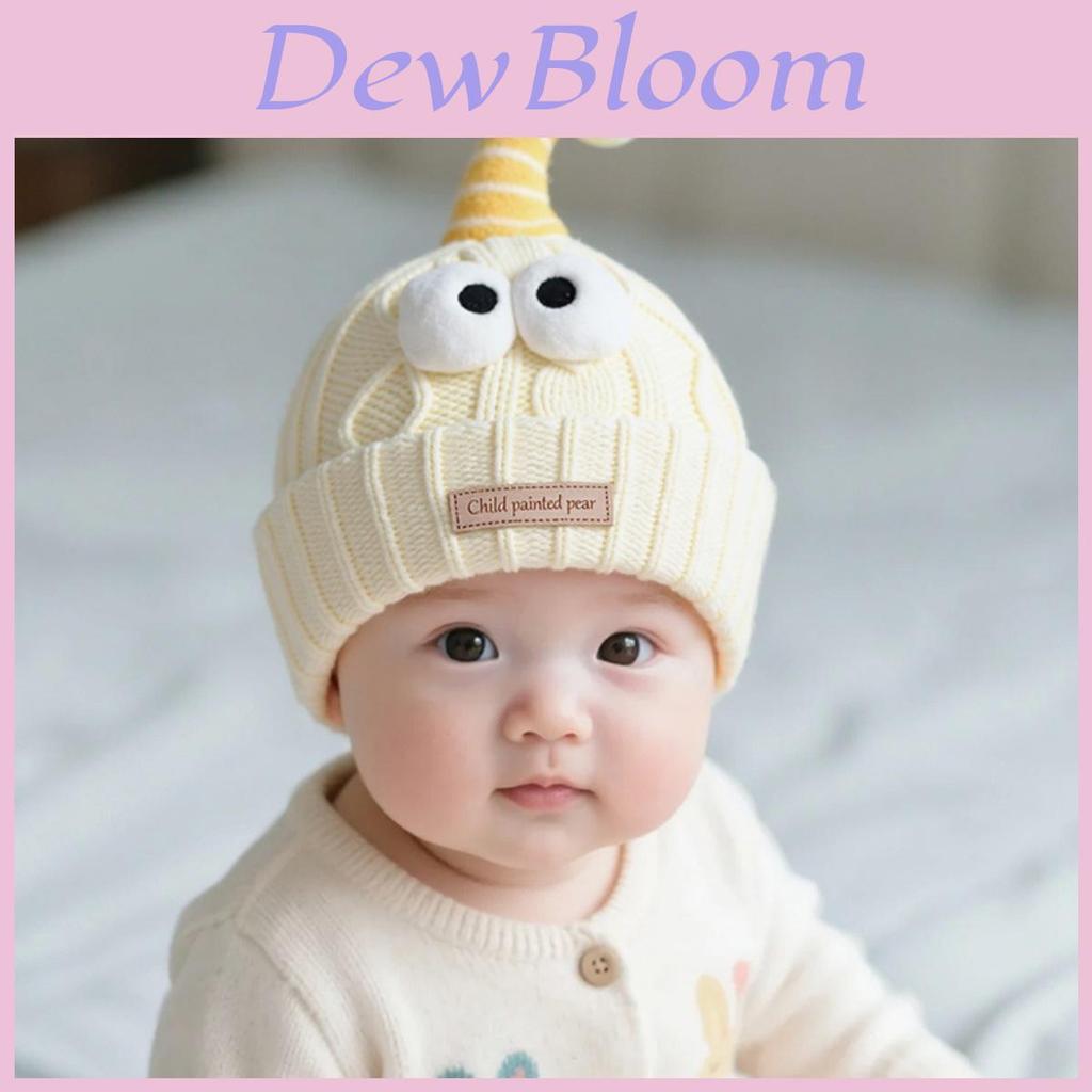 Baby Winter Knit Hat With Cartoon Animal Design For Toddler Boys Girls Warmth