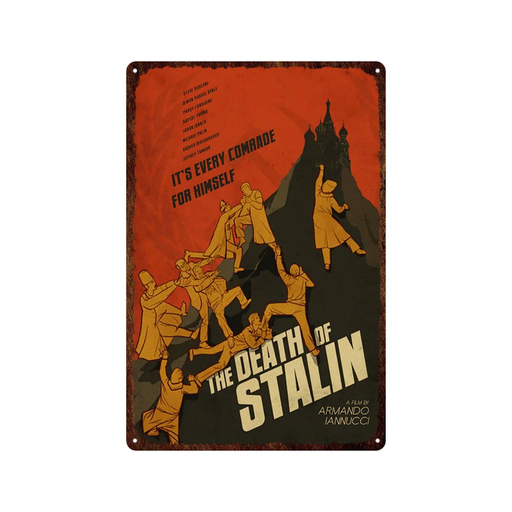 Soviet Union Russia Space Race Poster Vintage Metal Tin Sign Decor BarGarage Cafe Decorative Wall Plates Plaques USSR Retro S