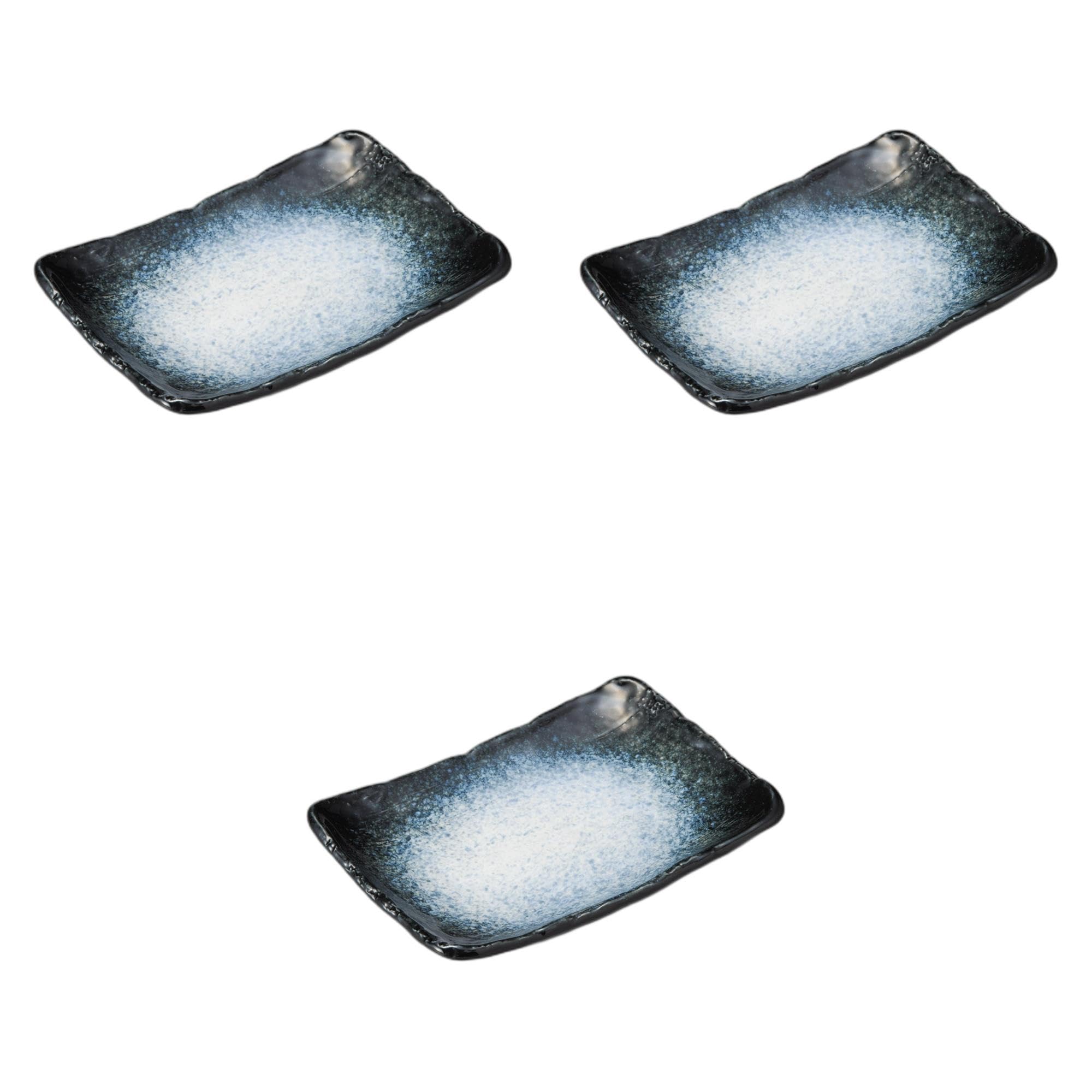 

Набор из 3 прямоугольных тарелок Ункай Ункай x x Керамические квадратные тарелки от Setomonohonpo 5,5 [16 11,3 2,2 см]