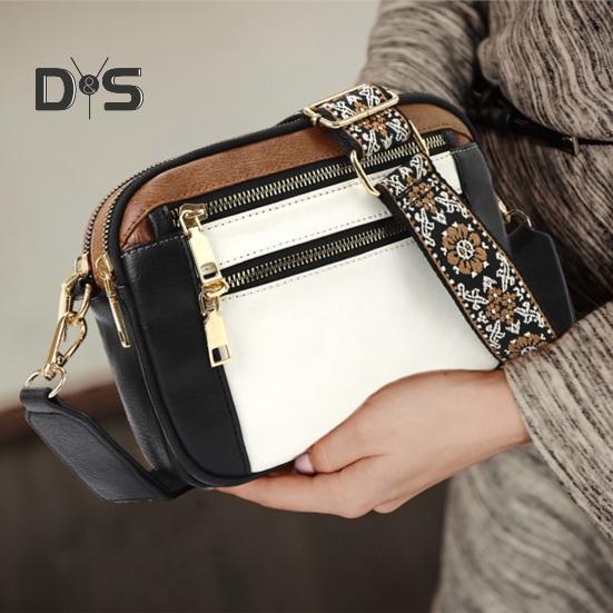 Geantă de umăr mică din piele artificială pentru femei, cu curea reglabilă, pentru călătorii zilnice