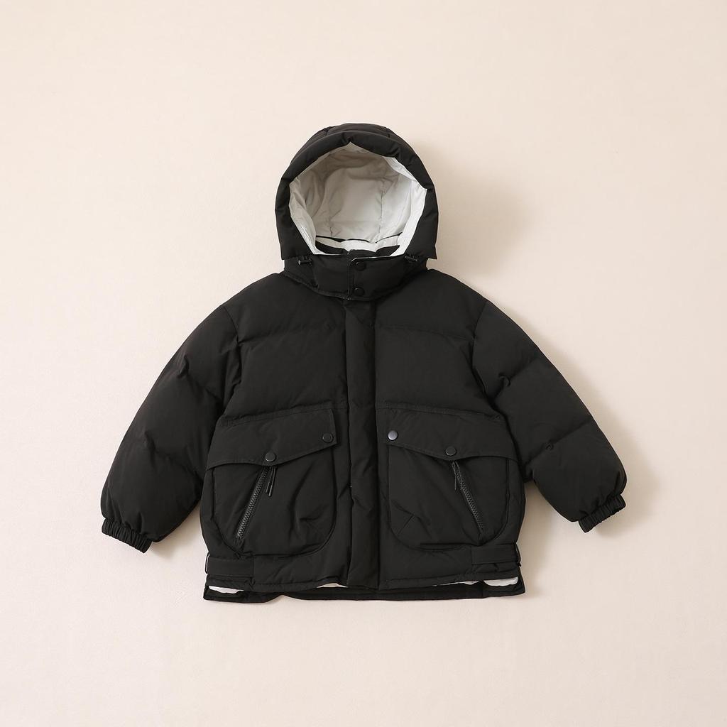 Children's 2025 Winter Down Jacket for Boys and Girls - Thick, 90% Down, Available in Small, Medium, and Large.