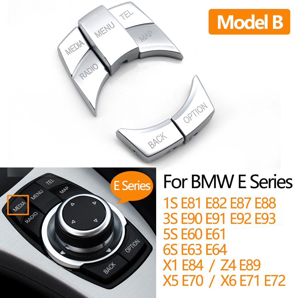 Interior Car CIC IDrive Multi Media Knob Menu Buttons Replacement For BMW E60 E61 E63 E64 E81 E82 E87 E88 E89 E90 E92 E70 E71