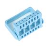 16 Holes Nail Drill Bit Tool Box Holder Grinding Head Display Rack Storage Stand