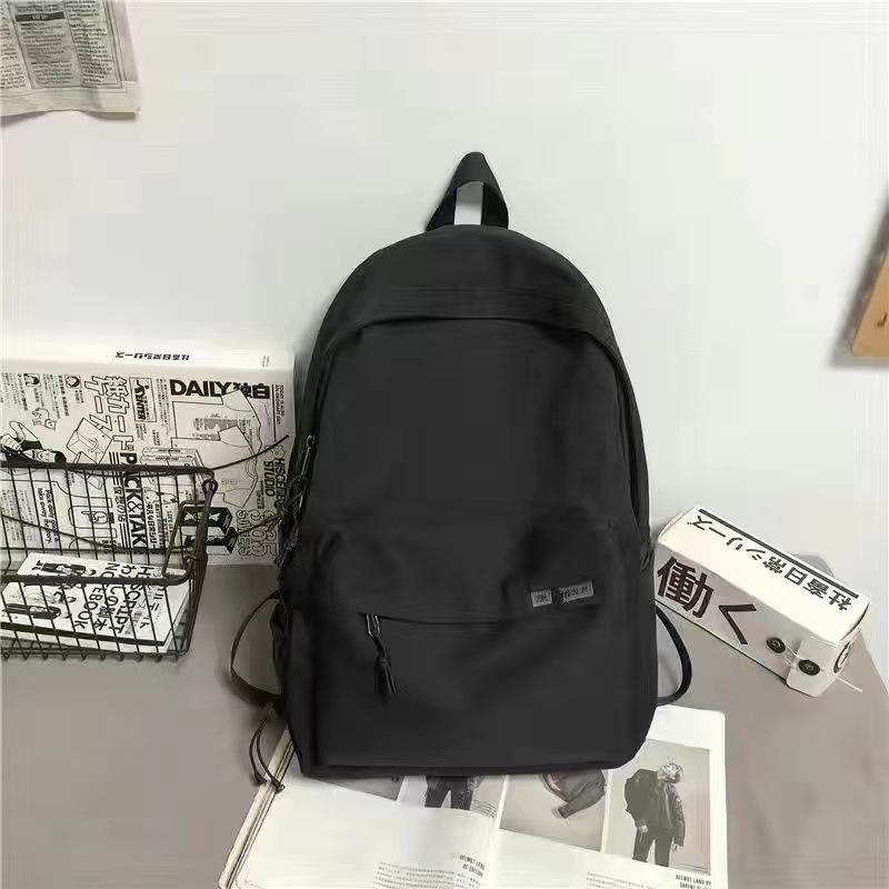 

TS JYL laptop bag,Men Simple Backpack Large Travel Bag Casual Japanese Student School Bag OneSize чёрный
