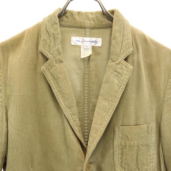 COMME des GARCONS Shirt Made In France, Corduroy Tailored Jacket XS SHIRT Men's Used