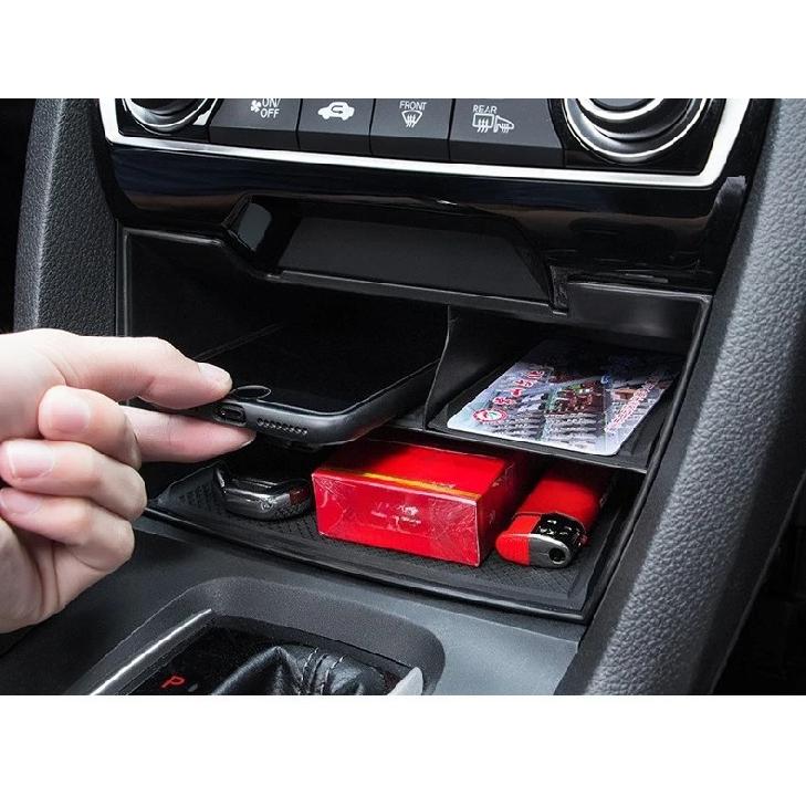 For Honda 10/11th Civic Sedan Si Hatchback Type R Center Console Storage Compartment Sorting, Storage Box Interior Supplies