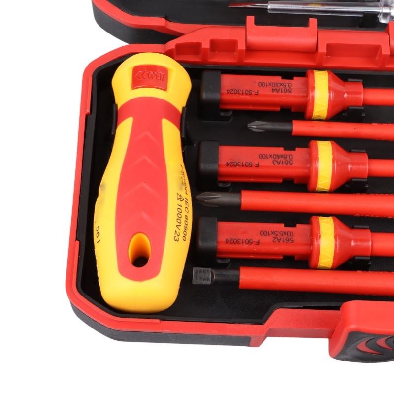 Premium Insulated Screwdrivers Set Insulated Professional Electricians Slotted Crossed Screwdriver Set For Repairing