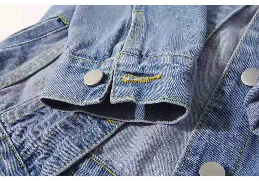 Spring/Summer 2026 Women's Cropped Denim Jacket - Fashionable, Slimming, Versatile Top