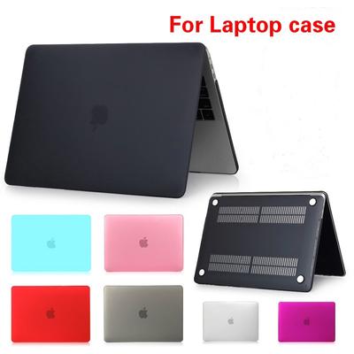 Matte Hard Laptop case for MacBook Pro Retina Air 13 A1466 12 11.6 inch Cover for 2019 New pro 13 A2159 Touch ID A1932-Crystal transparent-2019 pro13 A2159