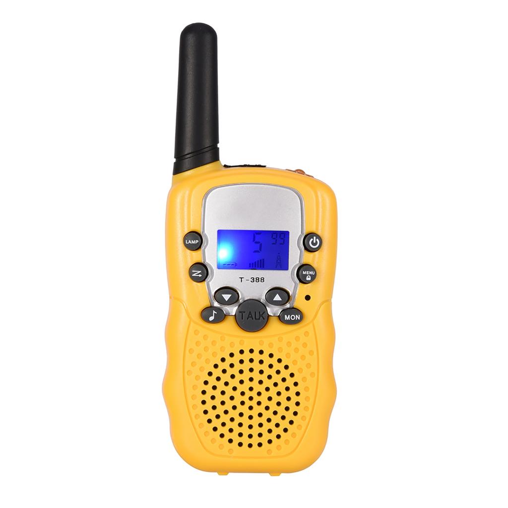 2 Stück 3 km Reichweite Mehrkanal s 2-Wege-Radio Kinderspielzeug für Outdoor-Aktivitäten Schwarz