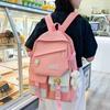 Ins Style New Fashion Trendy Casual Foreign Style Small Fresh Backpack Large Capacity Korean Version Sports College Style School Bag