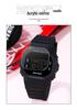 Sanda Square Multifunktionale Wasserdichte Leuchtende Sportuhr - Mode-Armbanduhr für Studenten